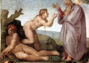 Main Product Photo of Creation of Eve Painting by Michelangelo