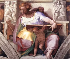 Daniel by Michelangelo - Hand-Painted Oil Painting Reproduction