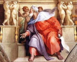 Main Product Photo of Ezekiel Painting by Michelangelo