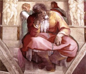 Main Product Photo of Jeremiah Painting by Michelangelo