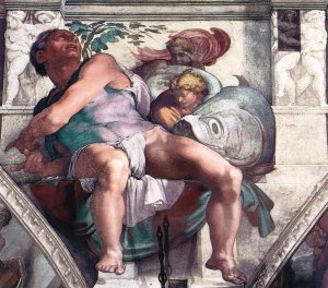 Main Product Photo of Jonah Painting by Michelangelo