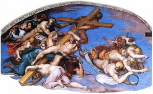 Main Product Photo of Last Judgment Detail 11 Painting by Michelangelo