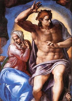 Main Product Photo of Last Judgment Detail 16 Painting by Michelangelo