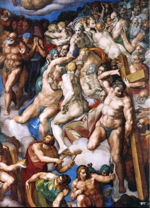 Main Product Photo of Last Judgment Detail 3 Painting by Michelangelo