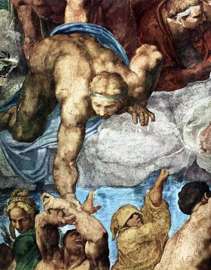 Main Product Photo of Last Judgment Detail 7 Painting by Michelangelo