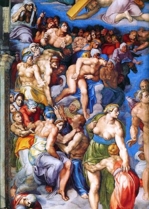 Main Product Photo of Last Judgment Detail 9 Painting by Michelangelo