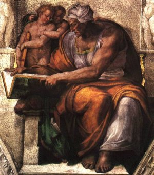 Sybille de Cummes by Michelangelo Oil Painting Reproduction