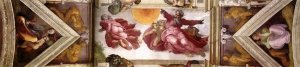 The Eighth Bay of the Ceiling by Michelangelo Oil Painting Reproduction