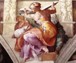 The Libyan Sibyl by Michelangelo Oil Painting Reproduction