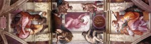 Main Product Photo of The Ninth Bay of the Ceiling Painting by Michelangelo