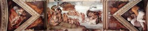 The Second Bay of the Ceiling by Michelangelo Oil Painting Reproduction