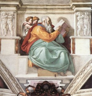 Zechariah by Michelangelo Oil Painting Reproduction